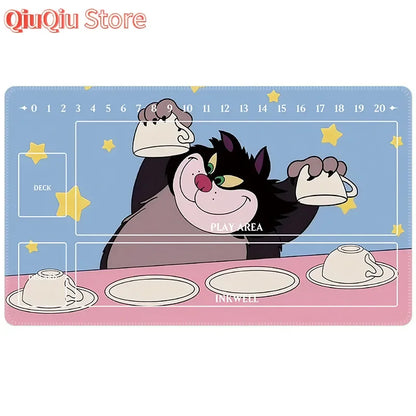 60x35x0.2Cm Cartoon Anime Lorcana Card Battle Single Tcg Game Mat Game Table Mat Card Mat Collection Toys Gift