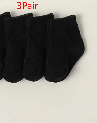 3Pair/lot new autumn and winter baby thick warm socks
