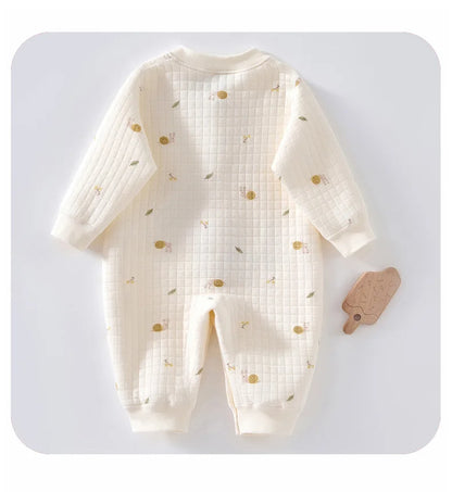 3 Layers Newborn Jumpsuit Cotton Bear Bunny Cartoon Baby Romper Autumn Winter Toddler Outfit Infant Onesie Kids Boy Girl Clothes
