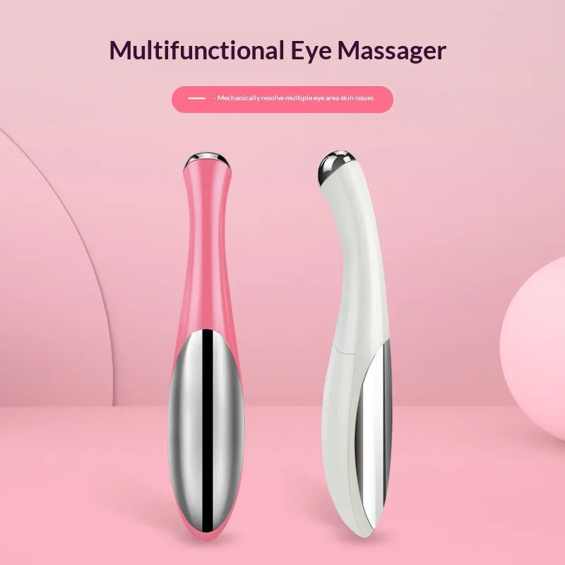 Electric Eye Massager Beauty Device Delicate Eye Skin Puffiness  Smooth Fine Lines Care Tool