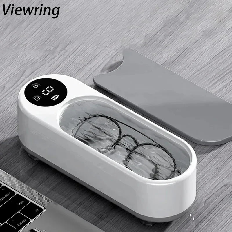 Viewring High-Frequency Glasses Cleaner - 1pc Wireless Multi-Purpose Cleaning Machine for Eyewear & Accessories