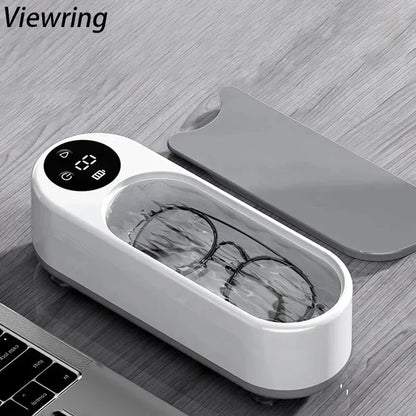 Viewring High-Frequency Glasses Cleaner - 1pc Wireless Multi-Purpose Cleaning Machine for Eyewear & Accessories