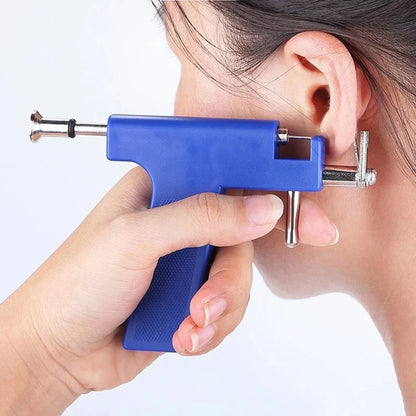 Professional Ear Piercing Gun with 98pcs Stainless Steel Earrings Stud for Home and Salon Use Ear Piercing Kit