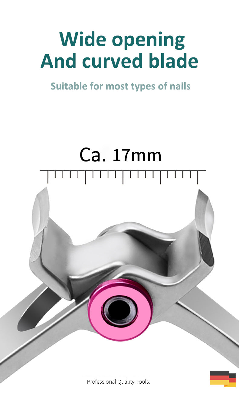 High-quality Wide Jaw l Nail Clippers Cutter Trimmer Manicure Scissors Thick Hard Toenail Fingernail Pedicure Tools