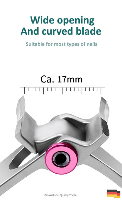 High-quality Wide Jaw l Nail Clippers Cutter Trimmer Manicure Scissors Thick Hard Toenail Fingernail Pedicure Tools