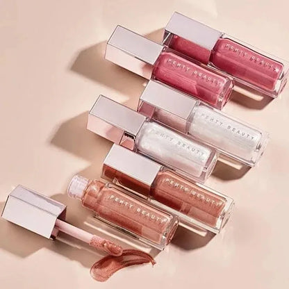 Fashionable and Fresh Fenty Beauty Lip Gloss Multi-color Shiny Transparent Liquid Lipstick Beginner Essential Lipstick Cosmetics