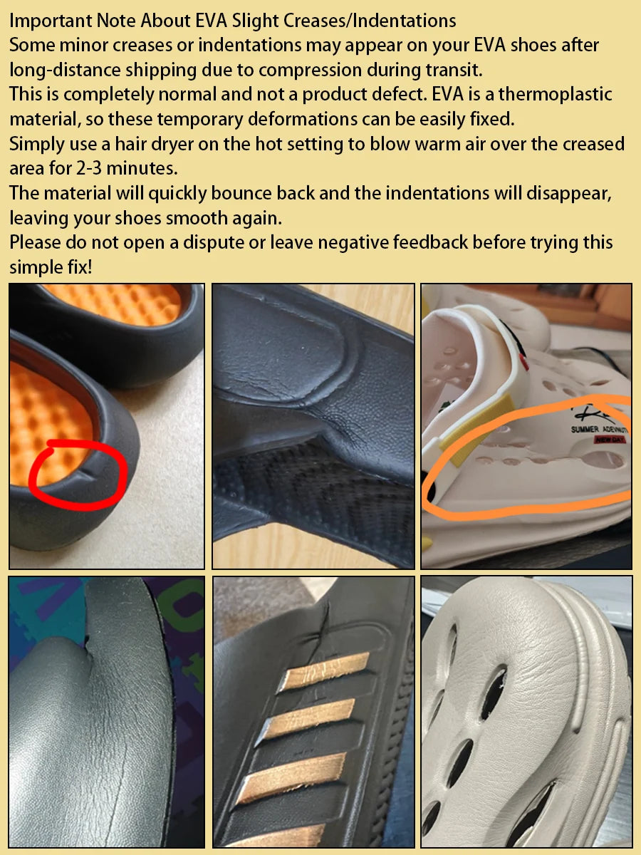 Men Leisure Slippers Women Summer House Shoes Soft EVA Anti-slip Couples Indoor Beach Slides Female Male Outdoor Street Sandals