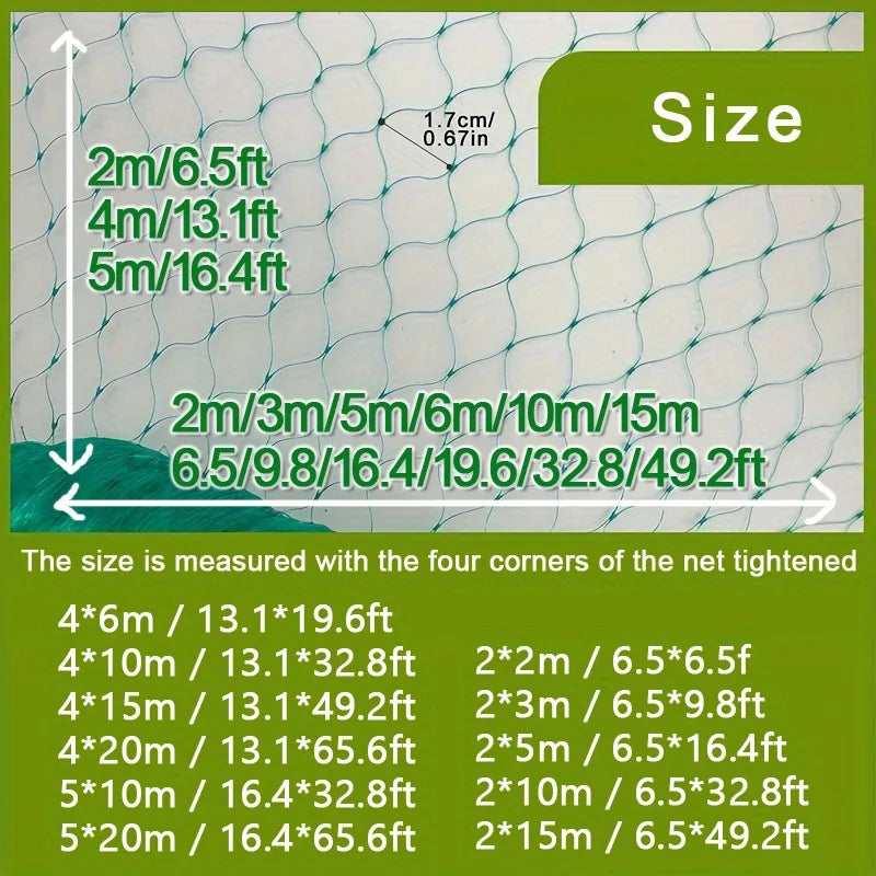 1pc Garden Netting and Bird Protection, for Vegetables Plants Flower And Fruit Trees, Trellis Gird Pest Fencing Net Stops,