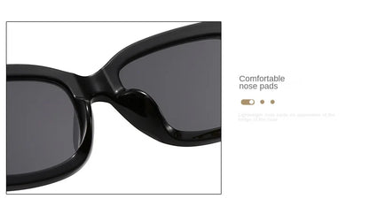 Fashion Fishing Sunglasses Male Female Black Frame Letter Palm Hip-hop Trend Brand High-end Sense Sunglasses Travel Sunglasses