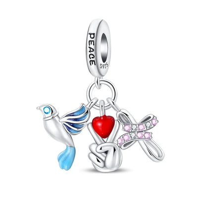 925 Sterling Silver Tailor Sewing Machine Telephone Alarm Clock Charms Pendants Fit 925 Original Bracelets DIY Jewelry