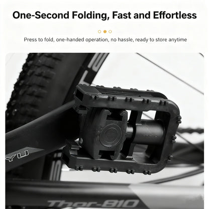 Bicycle Platform Pedals Non-slip Bicycle Pedal Footboard with Reflector Riding Accessories for Folding Bike Electric Vehicle