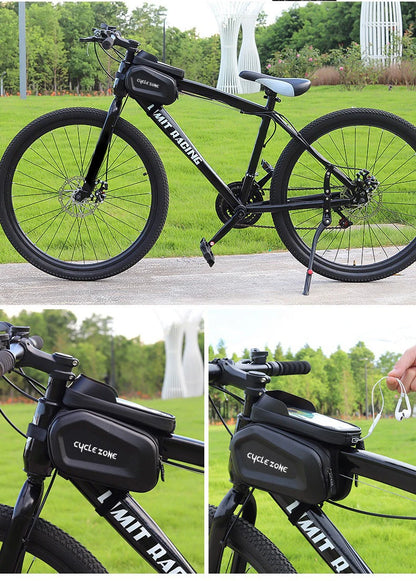 Bicycle Phone Bag Bike Top Front Tube Frame Bags Cycling Front Bag Touch Screen Road MTB Mountain Bike Phone Bags Accessories