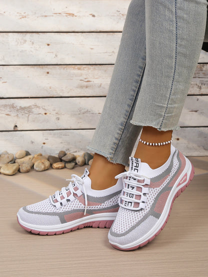 Women's shoes summer 2026 casual sneaker new style two-color single shoes, versatile, casual and fashionable work shoes