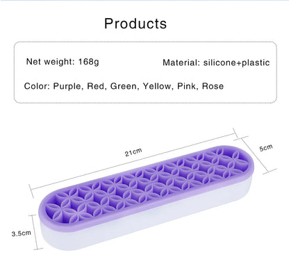 Silicon Nail Brush Makeup Brush Display Stand Rack Storage Case Brush Drying Shelf Brush Holder Make UP Holder Organizer