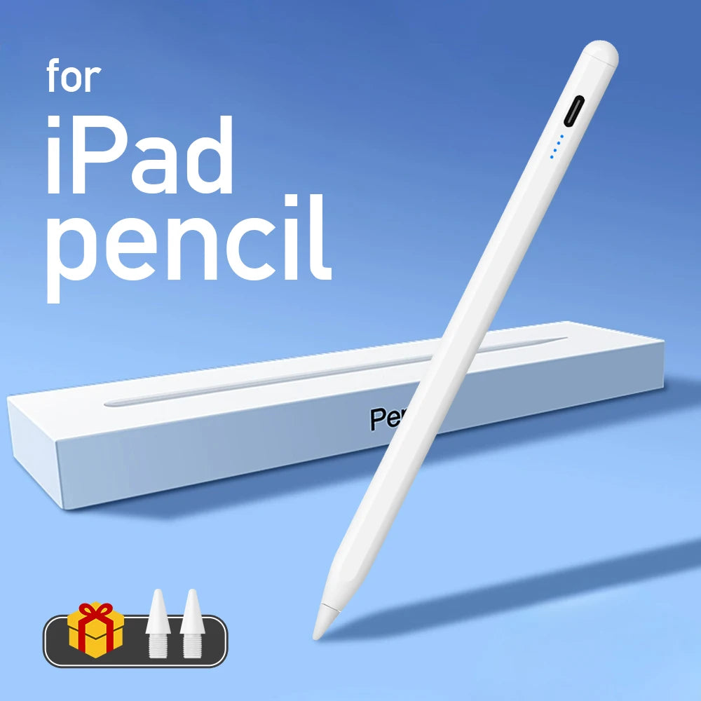Stylus Pen For Apple Pencil with LED Power Indicators Palm Rejection Touch Pen For 2026 2025 2022 2021 2020 2019 2018 iPadPencil