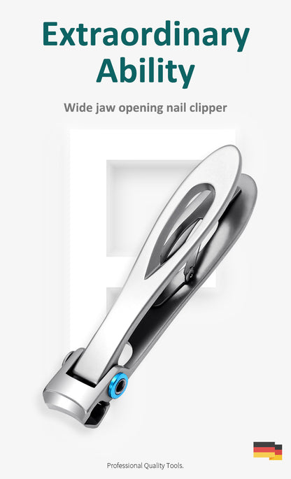 High-quality Wide Jaw l Nail Clippers Cutter Trimmer Manicure Scissors Thick Hard Toenail Fingernail Pedicure Tools