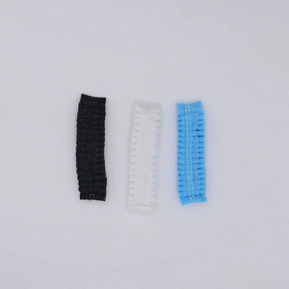 100 PCS Microphone Hygiene Cover Odor Removal Disposable Disposable Non-woven Windscreen Protective Mic Pad for KTV Karaoke Supp