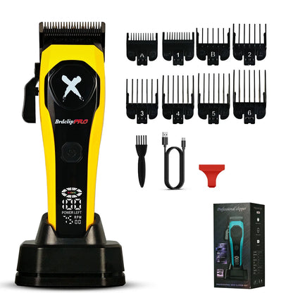 BRDCLIP Hair Clippers Rechargeable Clippers Barber Adjustable Hair Cut Machine Cordless LED Display Clippers Set BRD-619 BRD-339