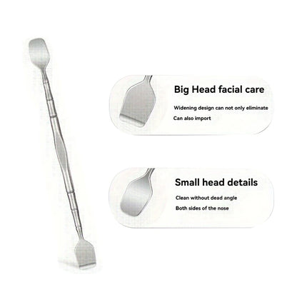 1Pcs Double-Ended Blackhead Remover: Facial Pore Cleanser, Exfoliator, and Massage Tool for Smooth Skin