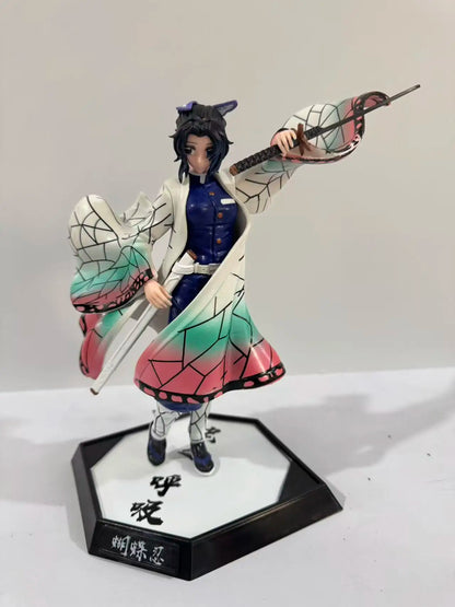 Anime Demon Slayer Figure Kamado Tanjirou Nezuko Action Figure PVC Model Toys Zenitsu Figurine Inosuke Kimetsu Yaiba Figura Gift