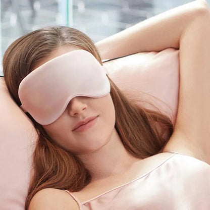 Soft Silk Sleep Mask Eye Masks Coversfor Sleep 100% Blackout Zero Eye Pressure Blindfold with Adjustable Strap Mask Eye Patch
