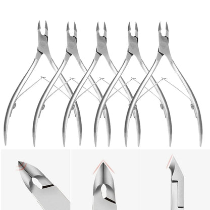 Professional Cuticle Cutter Nail Nippers Scissors Manicure Pusher Pedicure Tong Dead Skin Remover Nail Cuticle Regrowth Tool