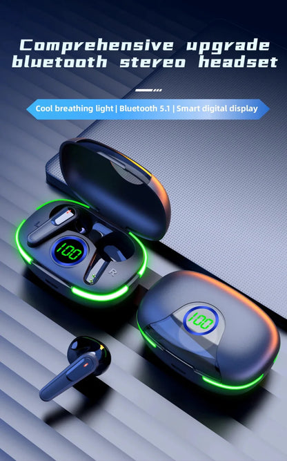 PRO 80 New Bluetooth Earphones Wireless In Ear TWS Touch Digital Display Sports Bluetooth Earphones