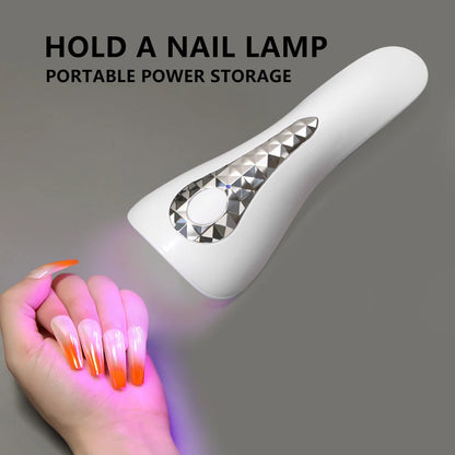 LINMANDA Handheld UV LED Nail Lamp USB Rechargeable Mini Manicure Lamp Nail Dryer With 5 Lamp Beads Quick Drying Gel Nail Polish