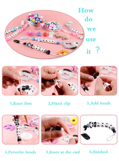 LOFCA 12mm 50pcs/lot Beads Food Grade Silicone Teether Round Beads Baby Chewable Teething Beads Silicone Teether For Diy
