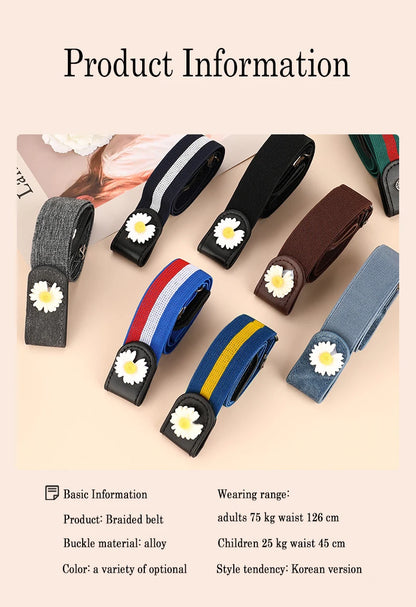 Belts for Women Buckle-Free Waist Jeans Pants No Buckle Stretch Elastic Waist Women Belt Invisible Belt DropShipping