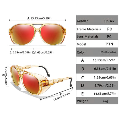 Unisex MTB Cycling Sunglasses UV400 Punk Style Windproof Goggles Outdoor Sports Road Bike Camping Eyewear for Men And Women