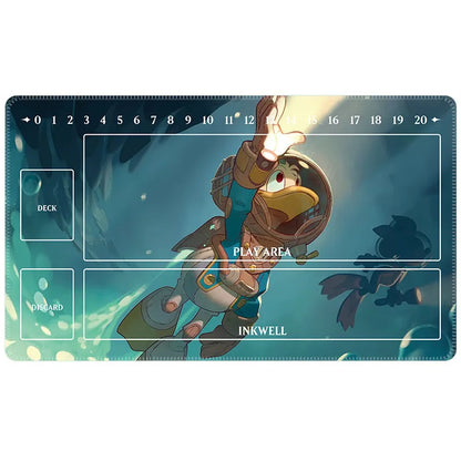 60x35x0.2Cm Cartoon Anime Lorcana Card Battle Single Tcg Game Mat Game Table Mat Card Mat Collection Toys Gift