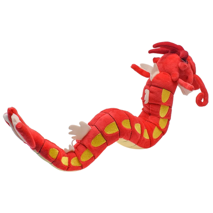 Shiny Gyarados Plush Toys Stuffed Animal Charizard Game for Collectible Gift,Soft Plushies Cartoon Character 23 Inch Red