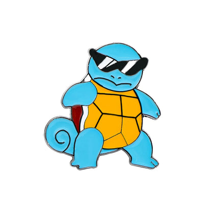 Anime Pikachu Squirtle Enameled Brooch Pin - Pokemon Lapel Badge Jewelry Accessory for Clothing And Backpacks