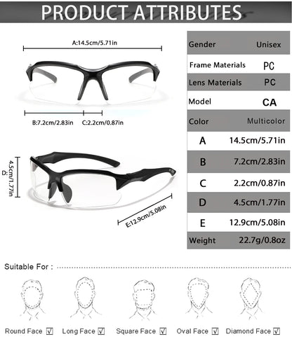Photochromic Cycling Sunglasses Men Outdoor Sports Tactical Camouflage Goggles Vintage Driving Riding Fishing Windproof