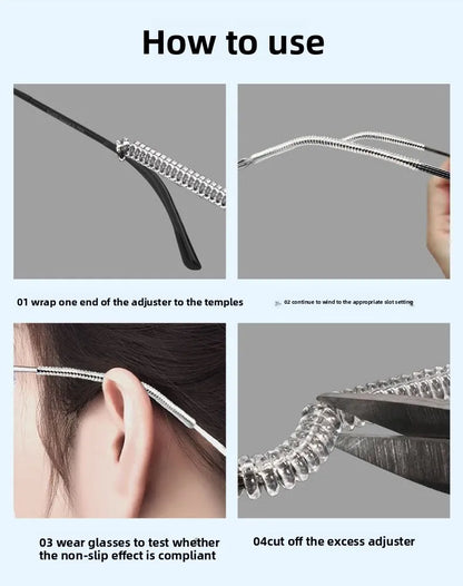 Anti Slip Glasses Silicone Ear Hooks for Sports Non Slip Eyewear Retainer Frame Grips to Prevent Falling Off