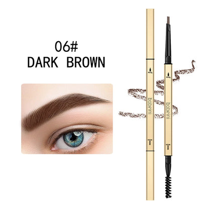 Dual-Ended Waterproof Eyebrow Pencil – Precise, Long-Lasting & Smudge-Proof Brow Makeup