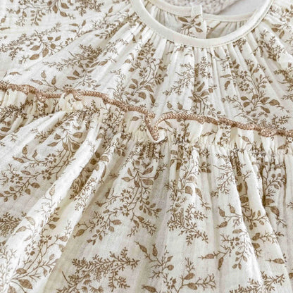 0-24M Baby Clothes Summer Baby Girl Bodysuit Floral New Female Baby Small Flying Sleeve Romper Dress Newborn One-piece Jumpsuit