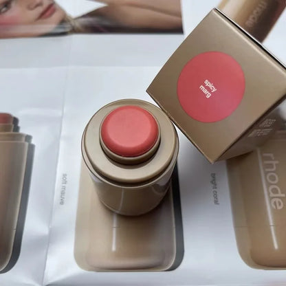 Brand skin Balm Jelly Bean Lip Gloss Spicy Marg Juice Box Pocket Blush Stick Non-fading Waterproof Blusher Moisturizing Lipstick