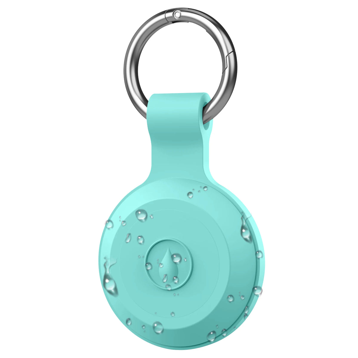 Silicone Case For Apple Airtag Cover 360° Waterproof Dog Cat Collar GPS Finder Protective Cases For Apple Air Tag Shell Keychain