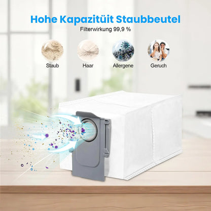 Vacuum Cleaner Bags for Roborock Saros 10R / Q Revo/Qrevo Pro/Qrevo MaxV/Qrevo Curv/Qrevo Master / S8 MaxV Ultra / S8 Max Ultra
