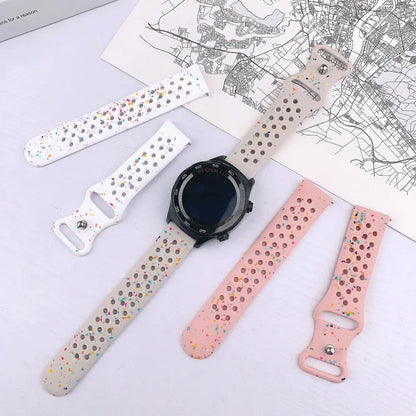 20mm Band For Samsung Galaxy Watch 4/5/6/7 44mm 40mm 5 Pro 45mm Silicone Bracelet correa Galaxy Watch 6 classic 47mm 43mm strap