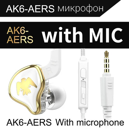 QKZ CK5 FiLe Wired Earphone with Microphone HiFi Music Earphone Professional Gaming And Sports Noise Cancelling Headphones