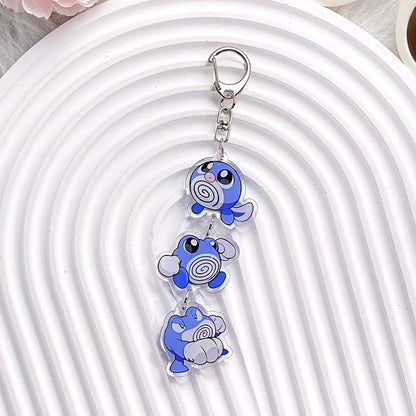 Pokémon Characters Pikachu Bulbasaur Jigglypuff Acrylic Keychain Bag Charms Accessories Backpack Pendant Key Holder Friend Gifts