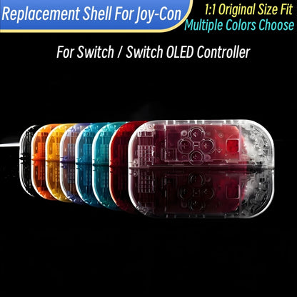 Transparent Shell For Switch Controller Case Replacement Shell For Switch Controller Joy-Con Gamepads Housing Cover Repair