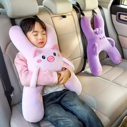 1PCS Cute Car Neck Pillow Safety Sleep Prevent Leaning Head Back Car Sleeping Neck Head Support Comfort Travel Pillow