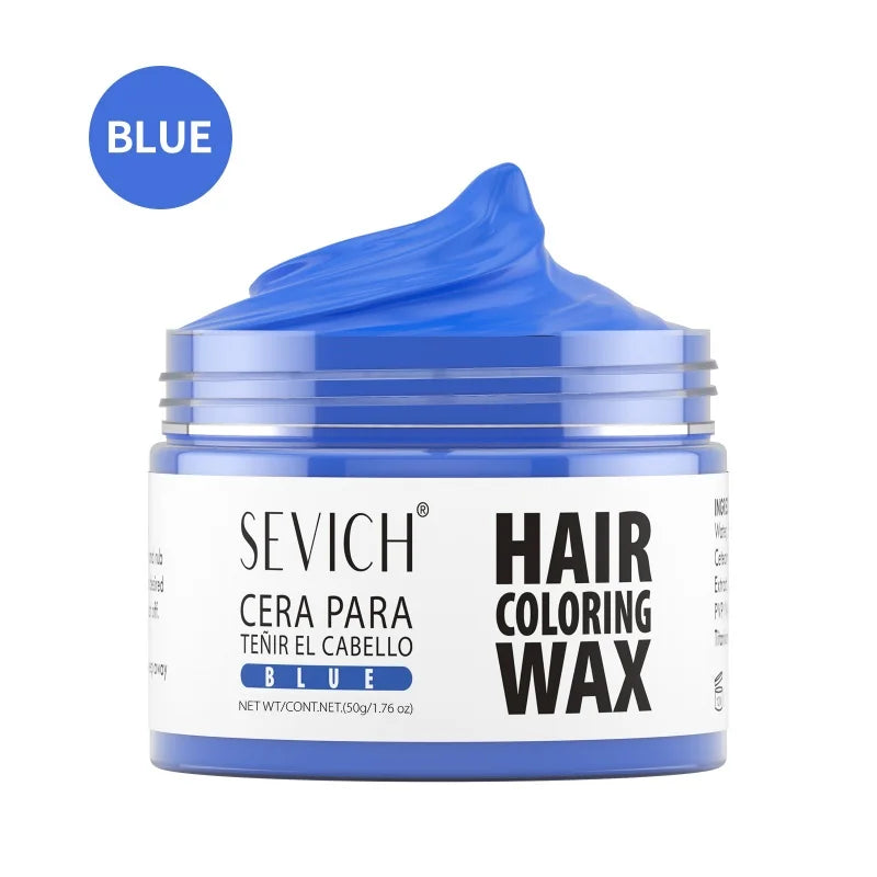 13 colors Halloween Hair Colour Wax 50g/120g DIY Temporary Dye Hair Mud Wax Hair Colour Cream For Daily Party Cosplay Men&Women