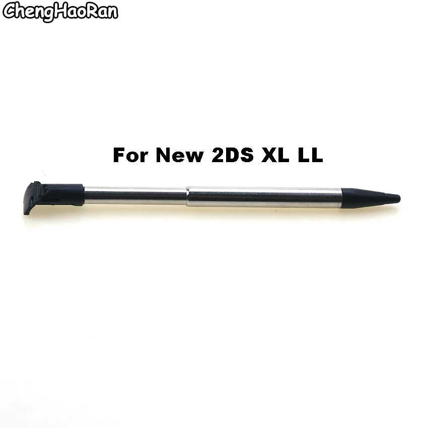 1PC Black Metal Telescopic Stylus Plastic Stylus Touch Screen Pen for 2DS 3DS New 2DS LL XL New 3DS XL For NDSL NDSi NDS