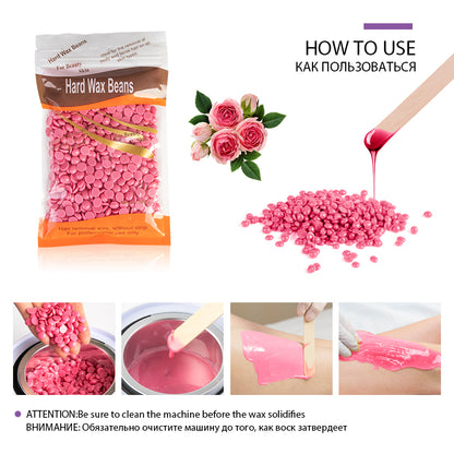 200ml Hair Removal Tool Smart Warmer Wax Heater Hands Feet Epilator Depilatory Skin Care Paraffin Wax Machine Kit+Wax Beans
