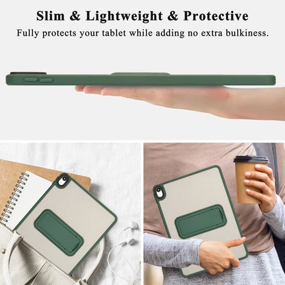 For iPad 5th 6th 9.7" 7th 8th 9th 10.2" Air 4 Air 5 Air 11 A16 2025 Pro11 10th iPad mini 4 5 6 7 Hard PC+TPU Stand Cover Case